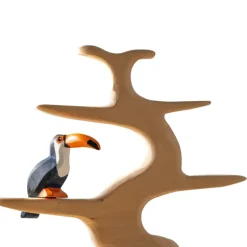 Wooden Toucan Sitting