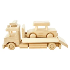 Wooden Tow Truck With Car - Jackson