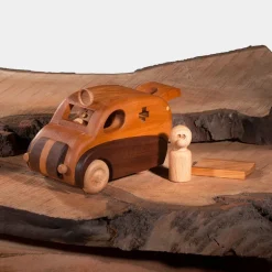 Wooden Toy Ambulance - Mable