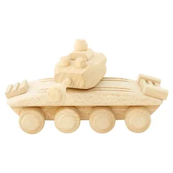 Wooden Toy Army Tank - Walter