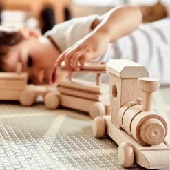 Wooden Toy Cargo Train Set - Thomas