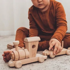 Wooden Toy Cargo Train Set - Thomas