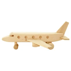 Wooden Toy Passenger Jet Plane - Bessie