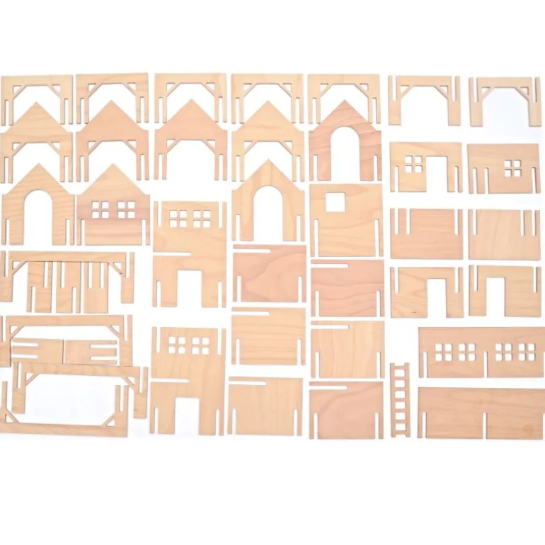 Wooden Train Station & Village - Extra Large Set