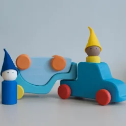 Wooden Transporter Car Set