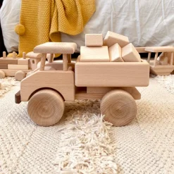 Wooden Truck With Blocks - Darby