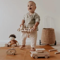 Wooden Truck With Logs - Dallas