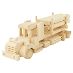 Wooden Truck With Logs - Dallas
