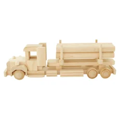 Wooden Truck With Logs - Dallas