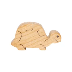 Wooden Turtle Figure