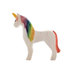 Wooden Unicorn - Rainbow