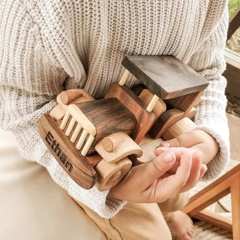 Wooden Vintage Car - Percy