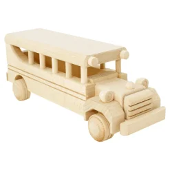 Wooden Vintage Style School Bus - Bennett