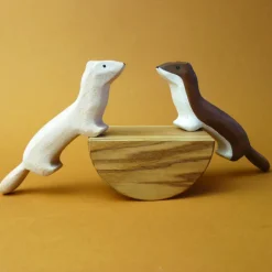 Wooden Weasel Set (2 pieces)