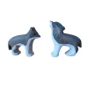 Wooden Wolf Cub Set