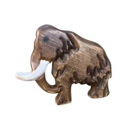 Wooden Woolly Mammoth