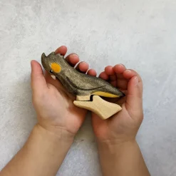 Wooden Yellow-Tailed Black Cockatoo