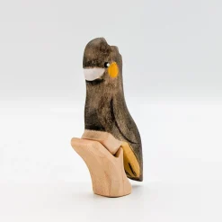 Wooden Yellow-Tailed Black Cockatoo